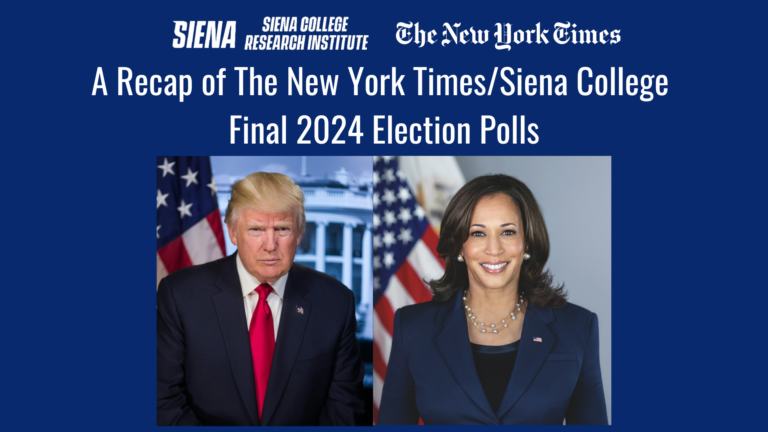 A Recap Of The New York Times Siena College Final 2024 Election Polls