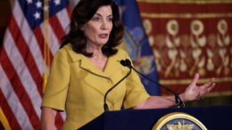 picture of governor hochul yellow suit