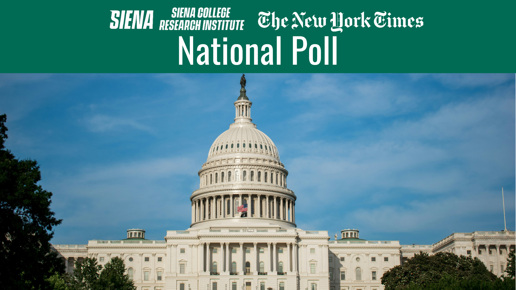 National Presidential Race Tightens; Trump 4645 Over Biden Siena